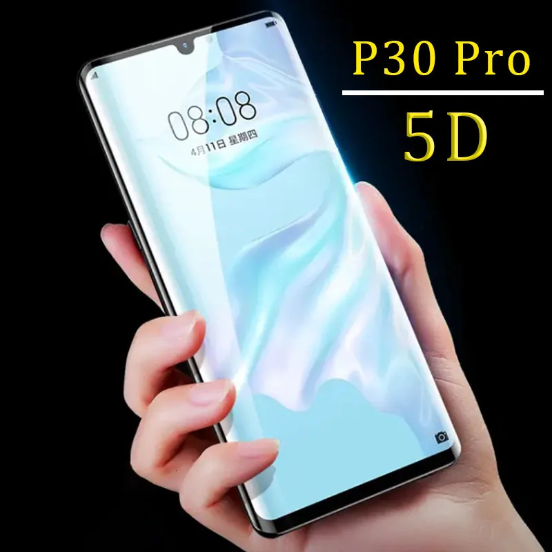 

Tempered Glass Case For huawei p30 pro cover Protective Glas Screen Protector On huawey p 30 p30pro safety tremp phone coque 5d