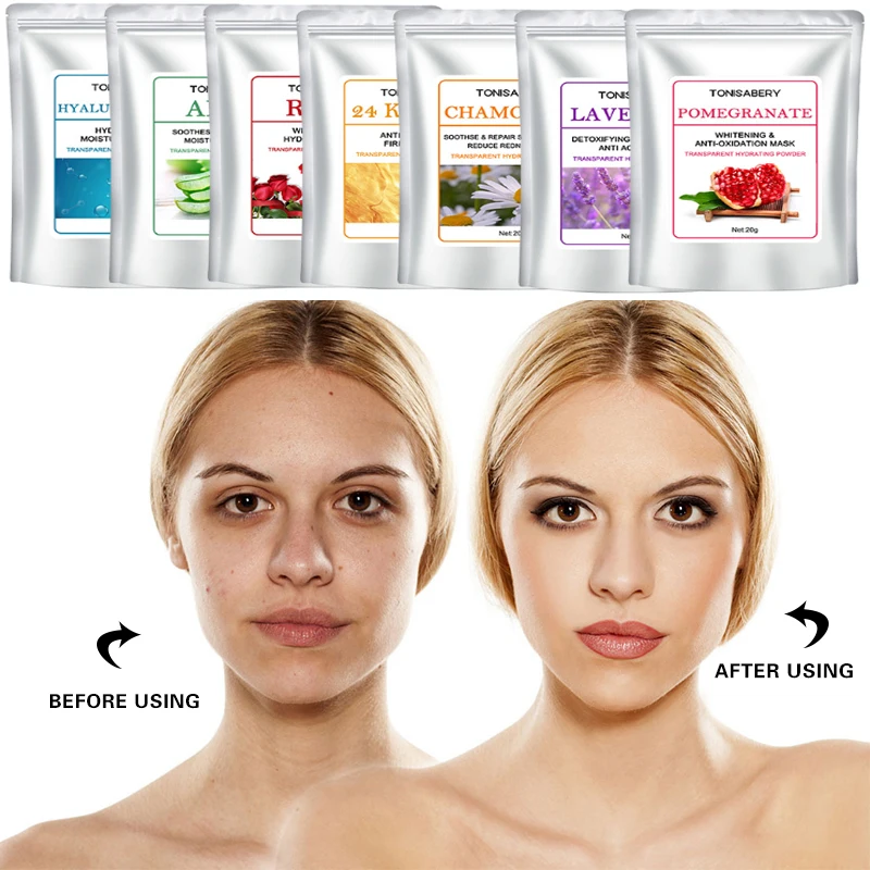 

Moisturizing Crystal Soft Film Powder Spa Facial Mask Beauty Salon Hydrating Natural Jelly Peel Off Lavender Collage Soft Powder