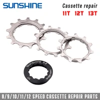 sunshine sz bicycle flywheel pinion repair parts 11 speed bike cassette 11t 12t 13t bicycle flywheel locking cover
