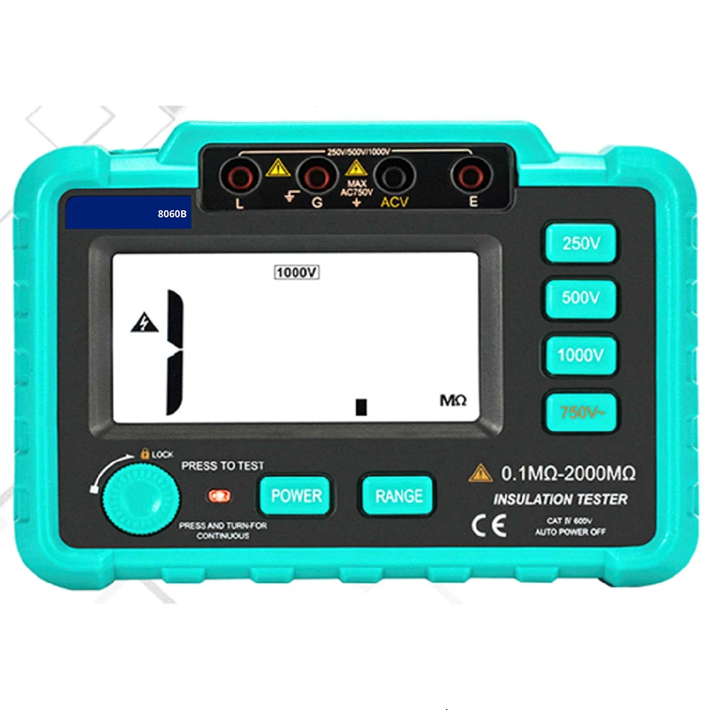 

Цифровой тестер сопротивления изоляции 250/500/1000 в 2000 м Измеритель сопротивления LCR в переменного тока