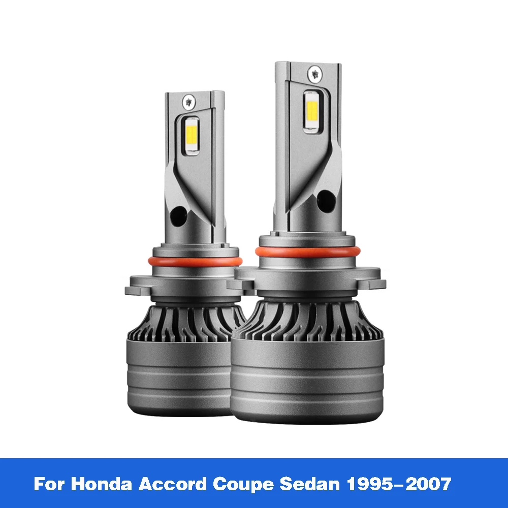 

LED Headlights For Cars Bulbs 12V White 6000K COB 9005 HB3 9006 HB4 Lights Headlamps For Honda Accord Coupe Sedan 1995-2007