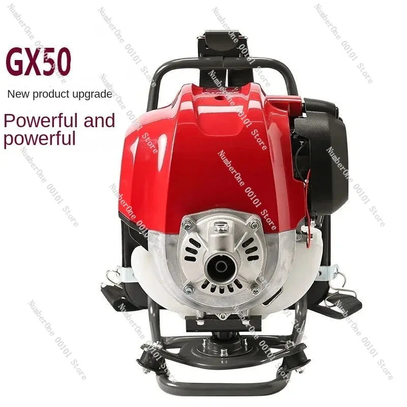 Фото Мощная четырехтактная газонокосилка с двигателем GX50 №2
