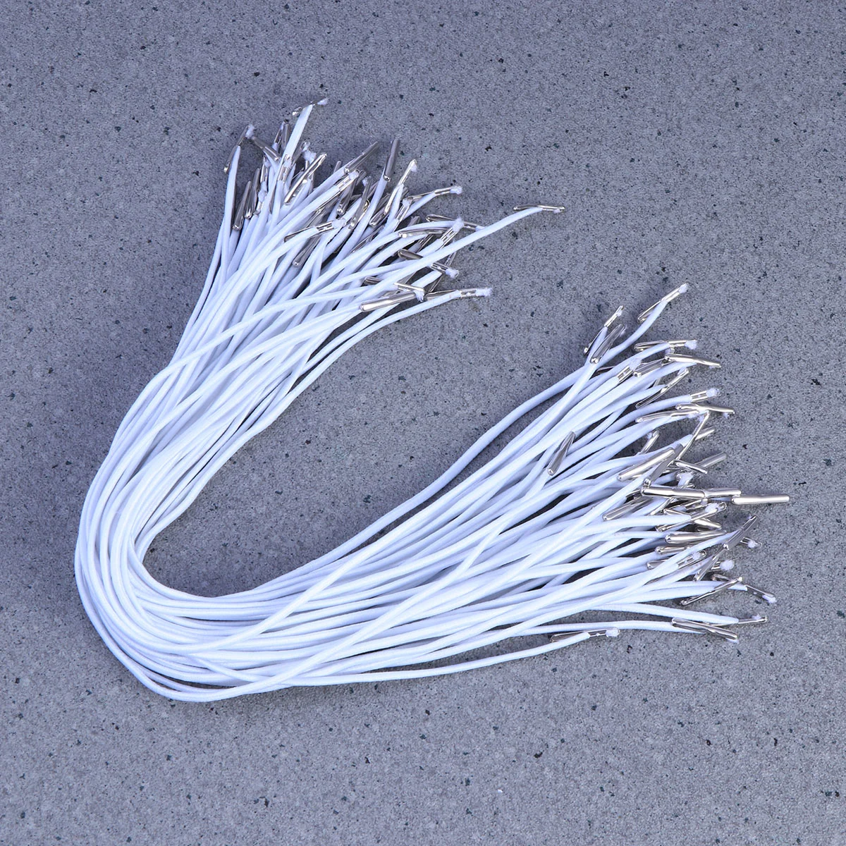 

Elastic Cord String Barbed Metal Cords Sewing Stretch Barbs Band Round Rope Spool Bands Ends Hats Earloop Stretchy Knit Rubber