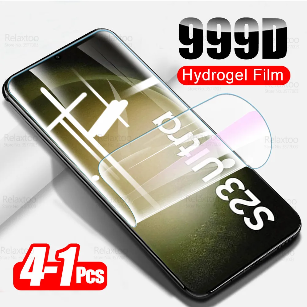 

Защитная пленка 3 в 1 для Samsung Galaxy S23 Ultra, Гидрогелевая пленка для Samsung S 23 23S Plus S23Ultra