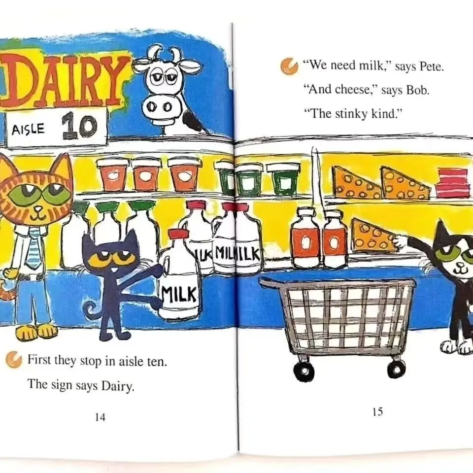 Рисунок 2 - Pete cat book детская книга с фотографиями