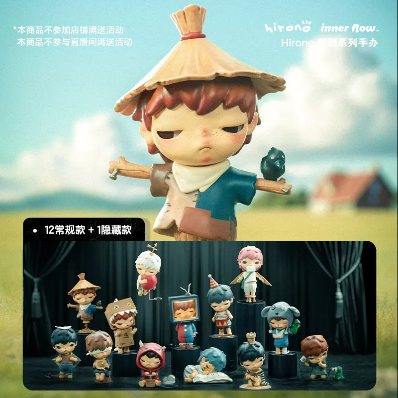 

POPMART Hirono Mime Series Blind Box Toys Mystery Box Action Figurine Cute Toy Collectible Model Dolls Toys Gifts