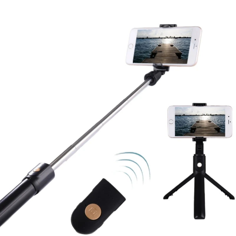 

Portable Universal Selfie Sticks Small With Bluetooth Tripod Self Timer For Android Ios Mobile Phones Smartphones Live Broadcast