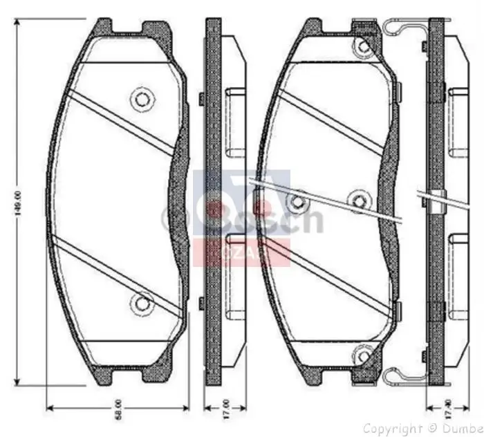 

986424729 для десять тормозов BALATASI STAREX 03 SANTAFE 01 06 / KYRON / ACTYON