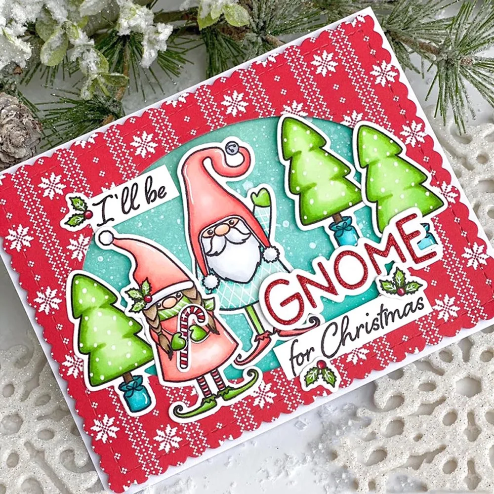 AliliArts GNOME GNOEL металлические штампы и для скрапбукинга нож рукоделия лезвие