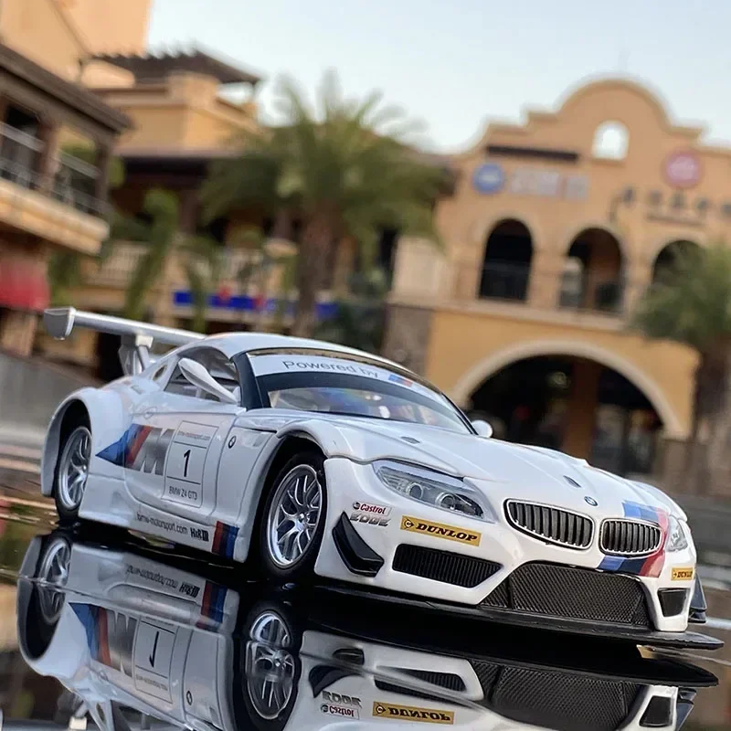 1:24 BMW Z4 M6 GT3 M4 DTM CLS Модель гоночного автомобиля из сплава Литье под давлением
