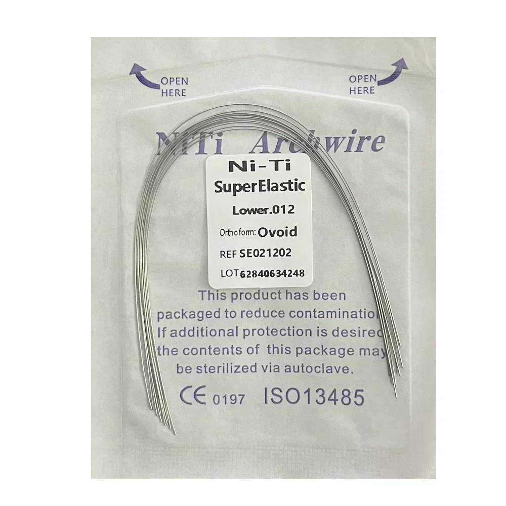 AG 5 упаковок стоматологические дуги ортодонтические суперэластичные NITI круглые