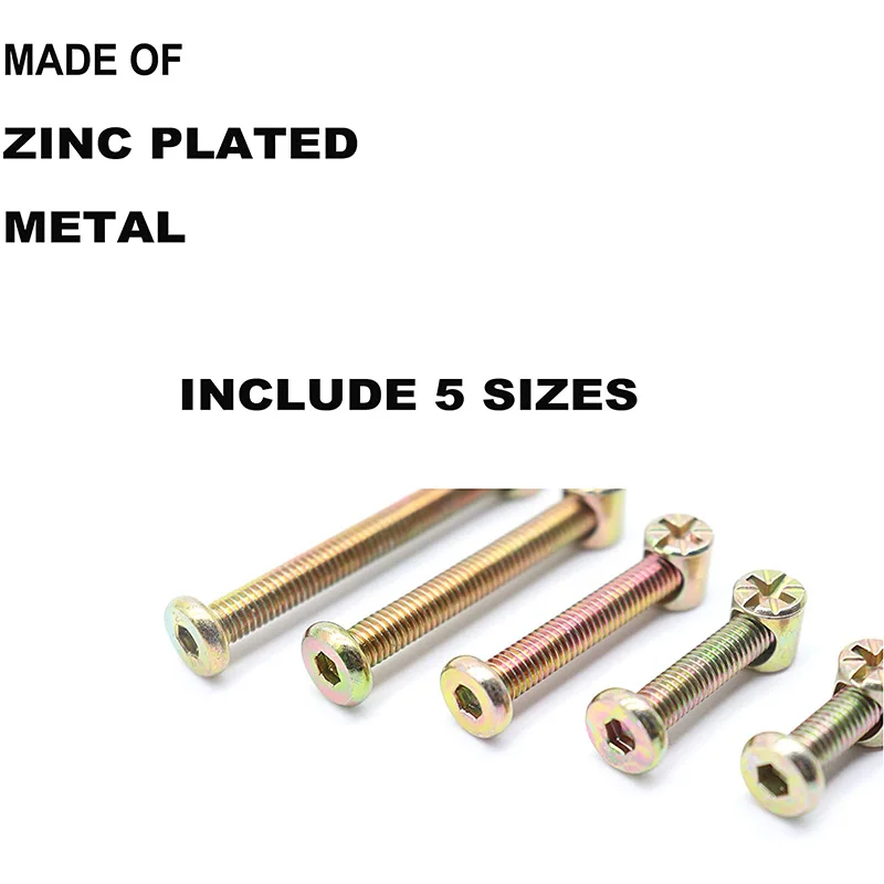 Акция! Набор болтов для детской кроватки набор в ассортименте с шестигранным