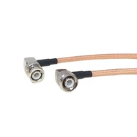 low loss bnc right angle male switch tnc plug 90 degree pigtail cable rg142 50cm100cm adapter