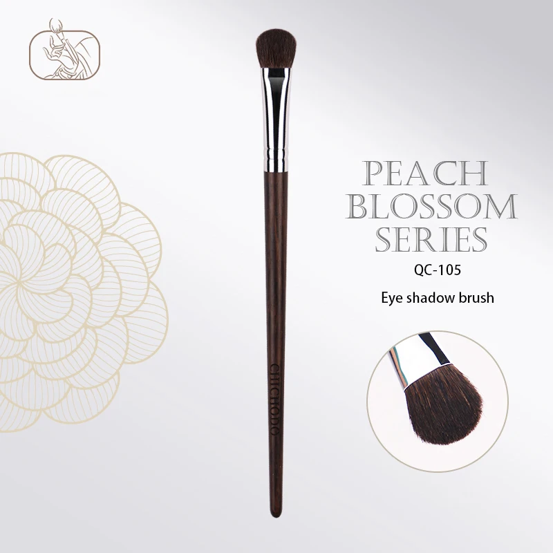 

CHICHODO Makeup Brushes-Peach Blossom Series-Eye Shadow Brush Single High Quality Natural Soft Wool Pony Hair Beauty Makeup Tool