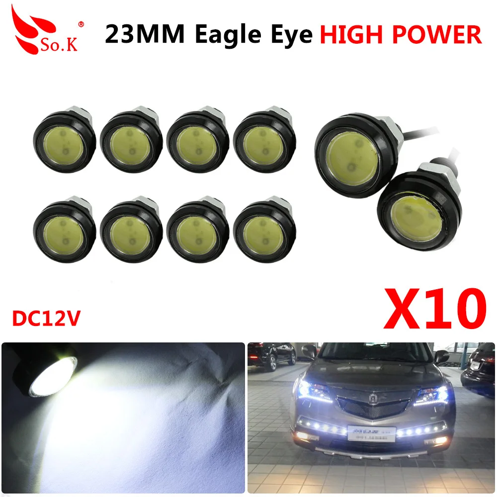 

10 шт., 23 мм светодиодсветодиодный лампы Eagle Eye