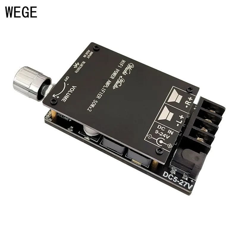 WEGE 502C 1002L 1002 50W*2 100W*2 TPA3116D2 Digital Audio Power Amplifier Board Stereo BT 5.0 HIFI AMP AUX Mini Wuzhi - купить по