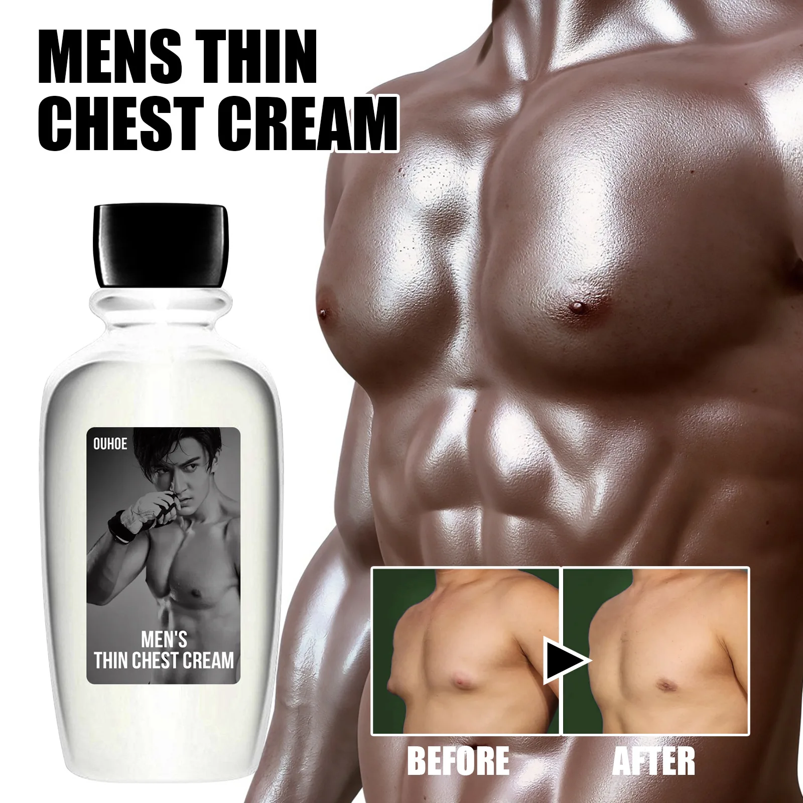 

Мужской укрепляющий крем для груди, укрепляющий кожу, против провисания, массаж, формирование кожи, средство для ухода за мышцами, Мягкий увлажняющий, успокаивающий