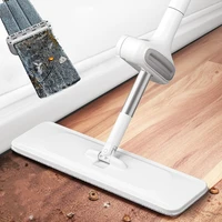 squeeze mop 360 degree rotation free hand washing microfiber floor mop lazy household living room kitchen mop cleaning tool