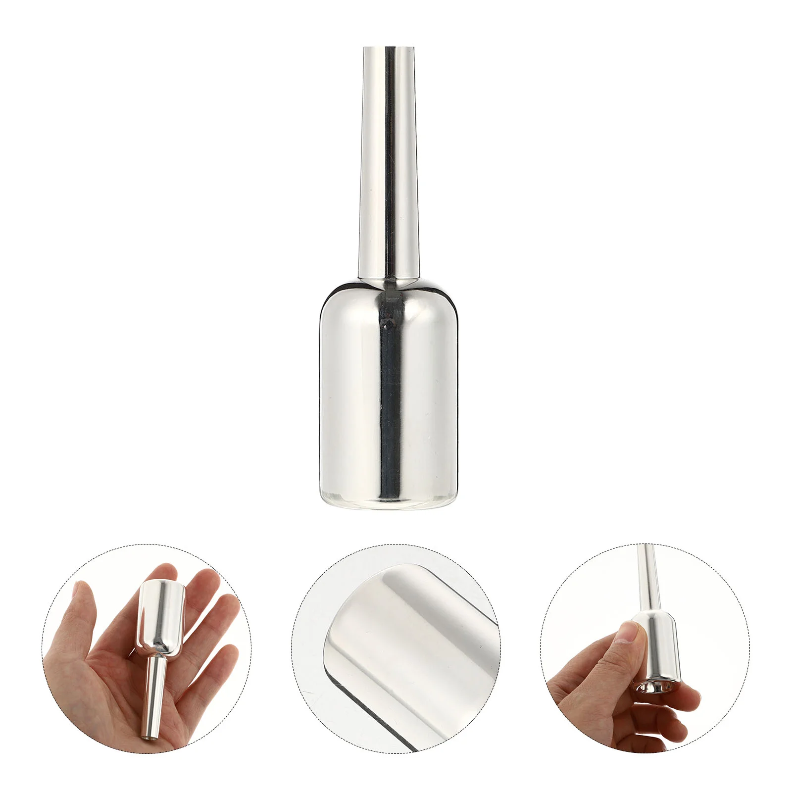 

Silvering Trumpet Supply Trumpet Mouthpiece Trumpet Part for Home School Trumpet Instrument
