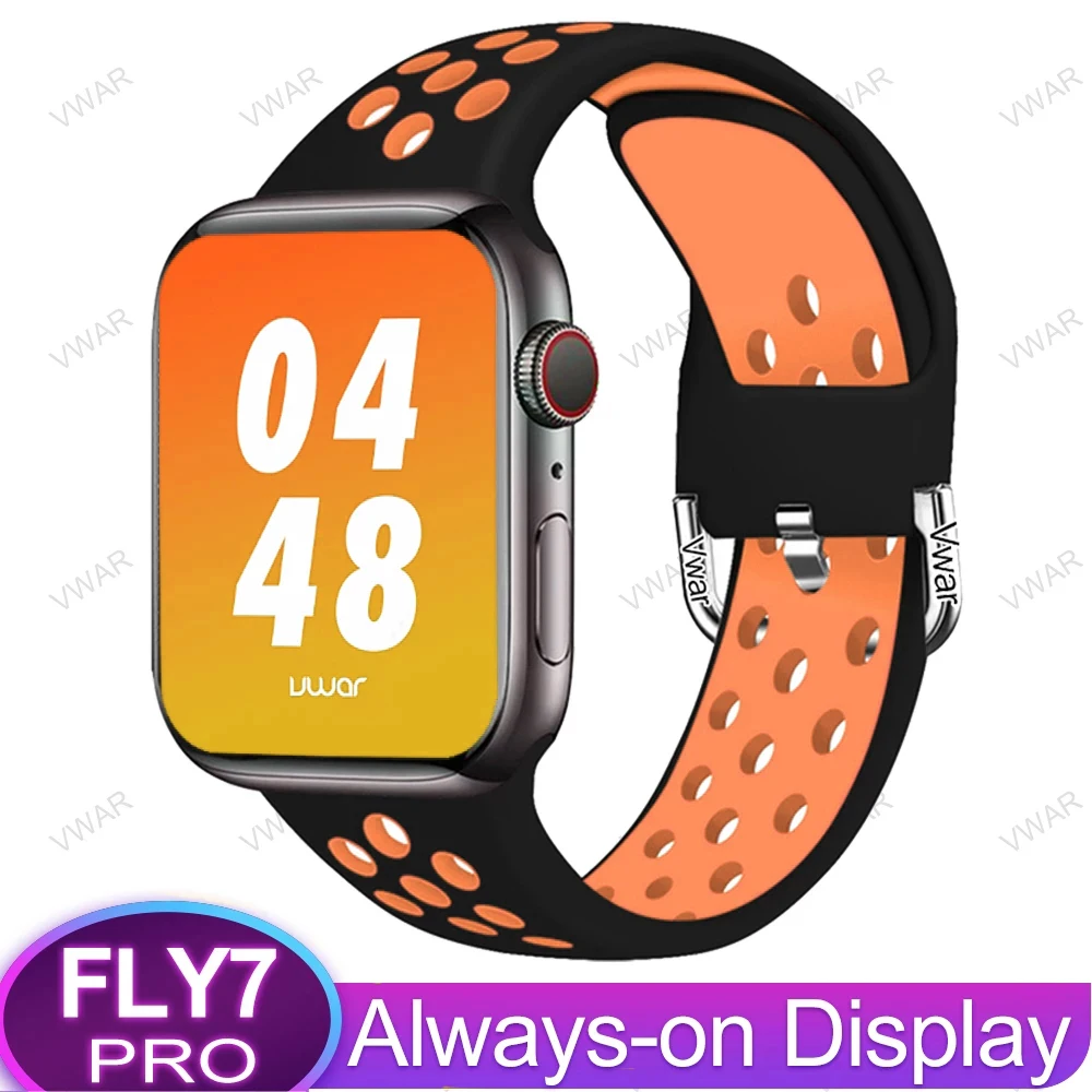 

Vwar FLY7 Pro Smart Watch Men Wen Women Series 7 Always on Display NFC Bluetooth Call 45mm Smartwatch 2022 for iPhone Android