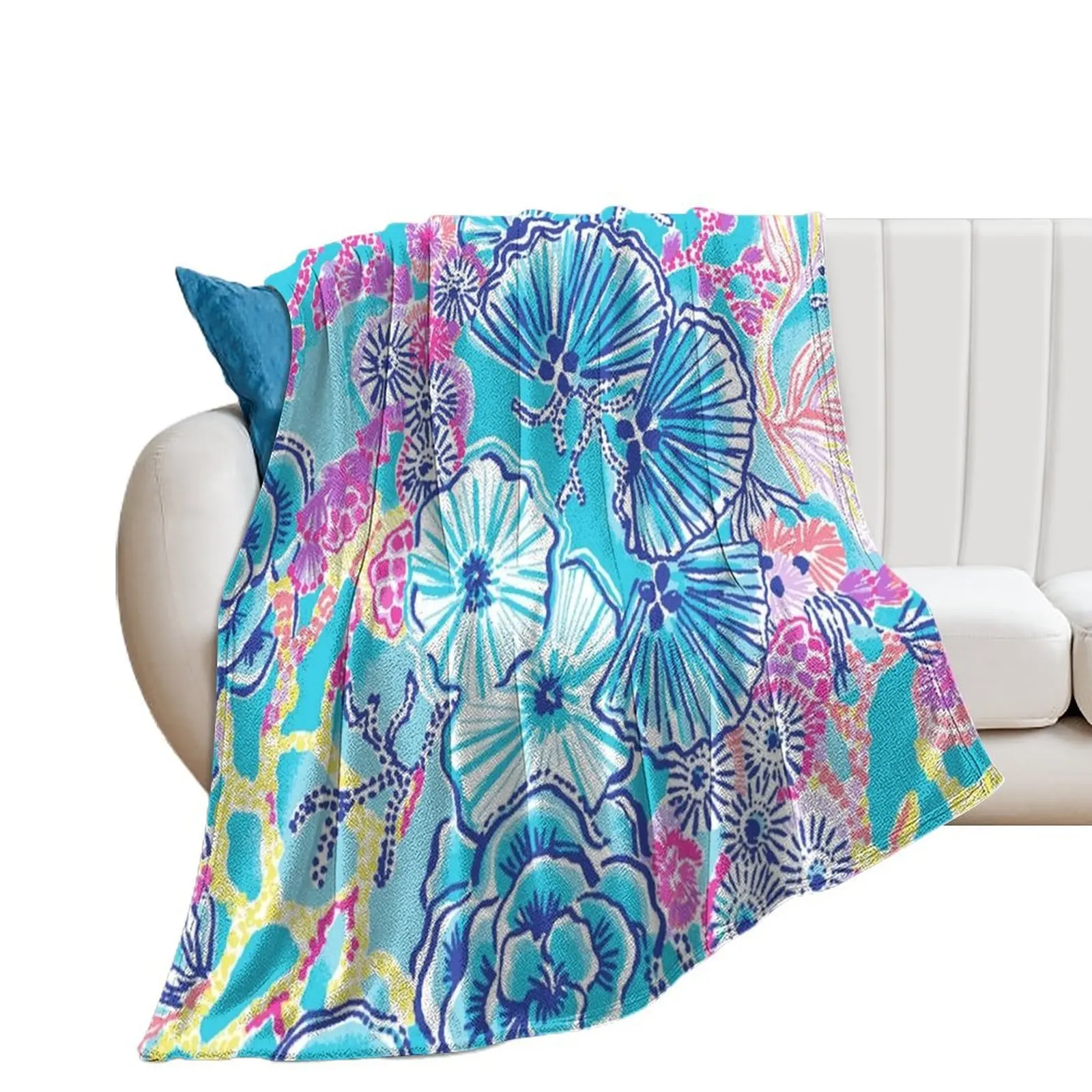 Базовые цвета Pulitzer синий плед одеяло Косплей Аниме теплые зимние одеяла