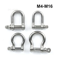 chain shackle for screw stainless steel for chains lifting camping bracelets buckle d 304
