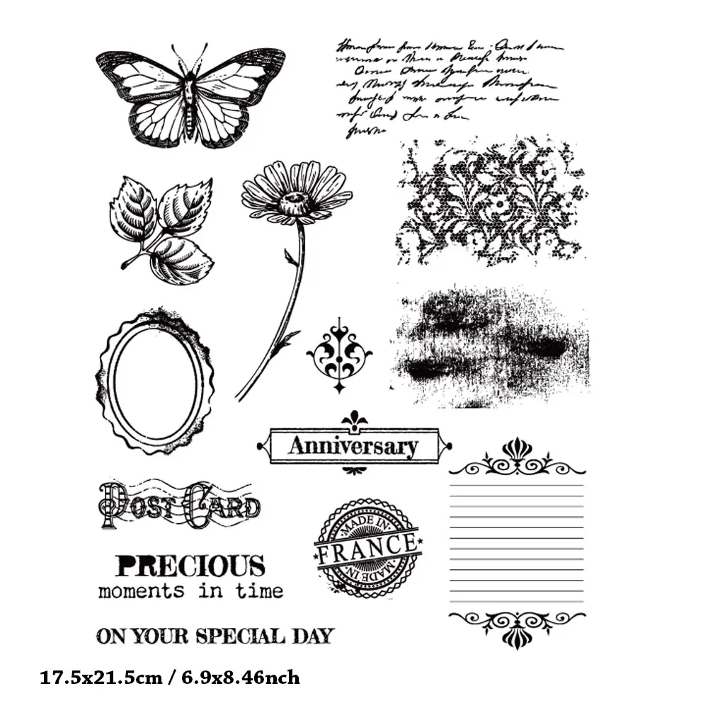 

Прозрачные силиконовые штампы с надписью «сделай сам», карточки для скрапбукинга, сказочные резиновые штампы для изготовления фотоальбома, ручной работы