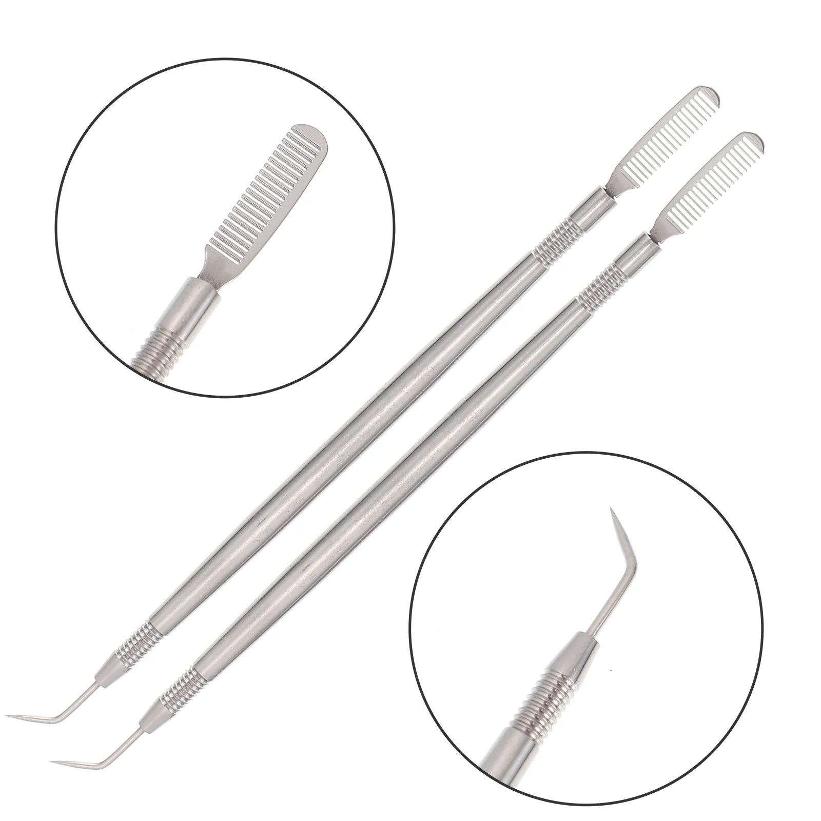 

2 Pcs Eyelash Lift Tool Multitools Eyelash Separation Comb Lashes Tool Eyelash Separator Eyelash Comb Eyebrow Comb