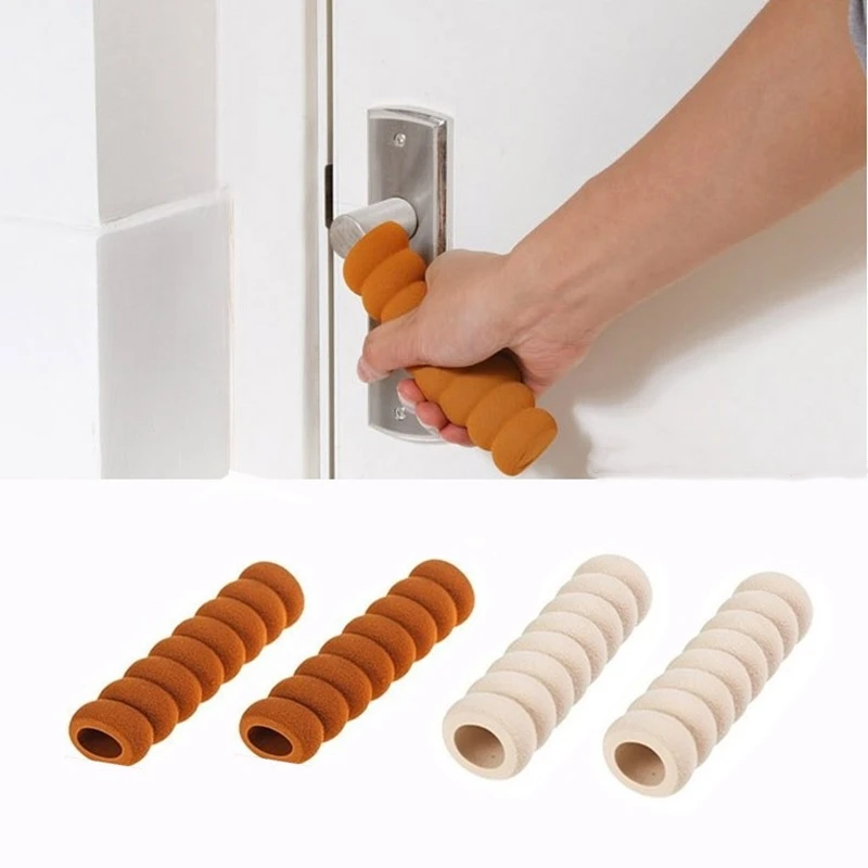 

Door Knob Covers Soft Foam Door Handle Knob Cover Protector Static-free Baby Safety Protective Elastic Dust Covers Home Supplies