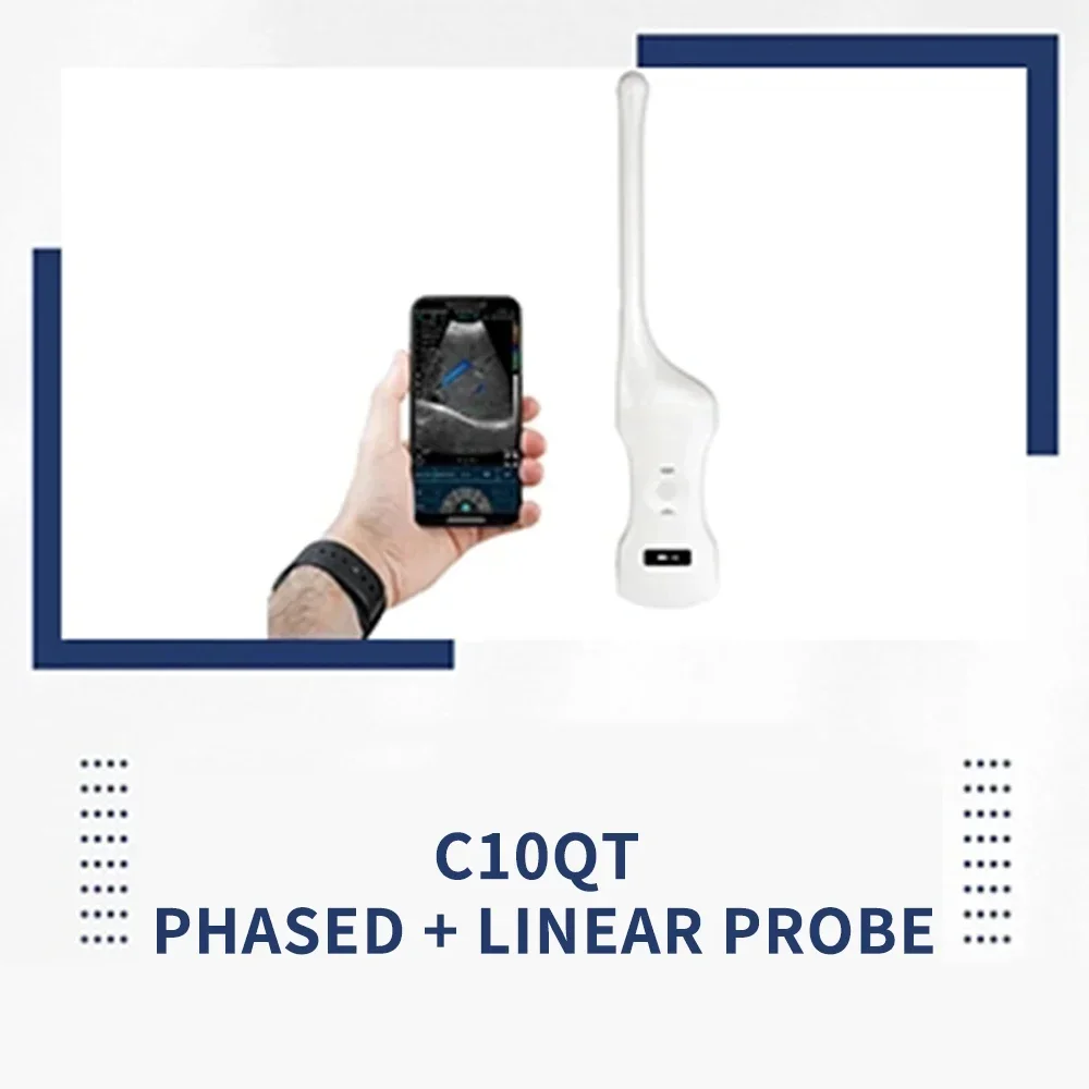 C10QT Dual-Probes Многоцелевой ультразвуковой выпуклый матки + эндозвание кадический