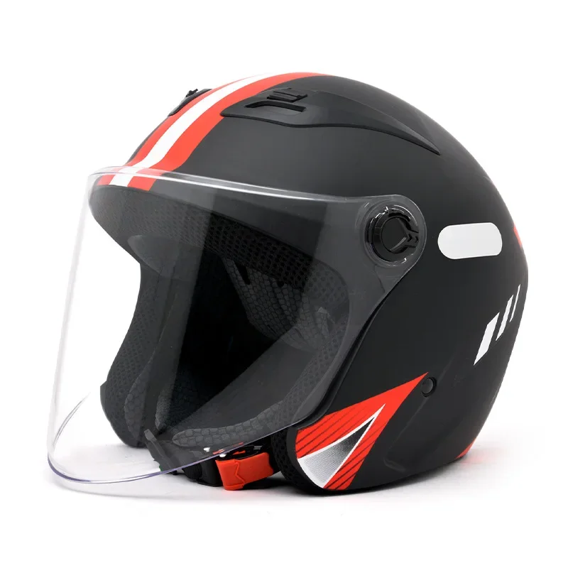 

Сертифицированный 3C электрический велосипедный шлем в стиле ретро — универсальный мотоциклетный шлем, легкий и удобный, безопасное снаряжение для верховой езды