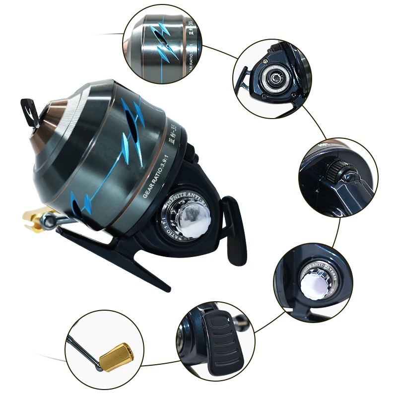 Full Metal Fishing Reel High Quality Fishing Reel Outdoor Fishing Spinning Reel Professional Fishing Tackle Fishing Accessories enlarge