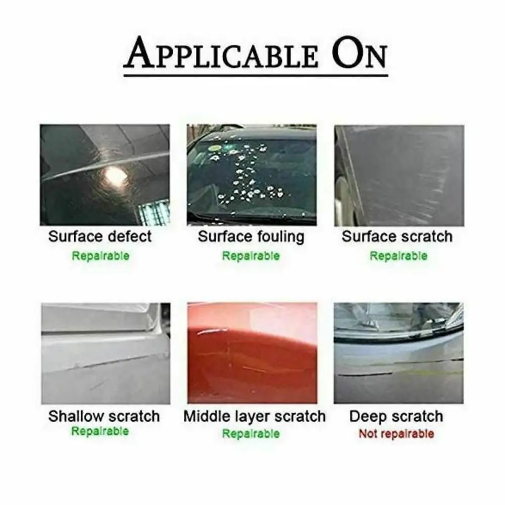 Блестящая нано-ткань против царапин для автомобиля ткань ремонта краски