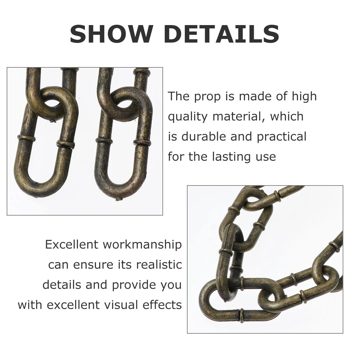 Железная цепочка защитный комбинезон на Хэллоуин мужская одежда стойки реквизит