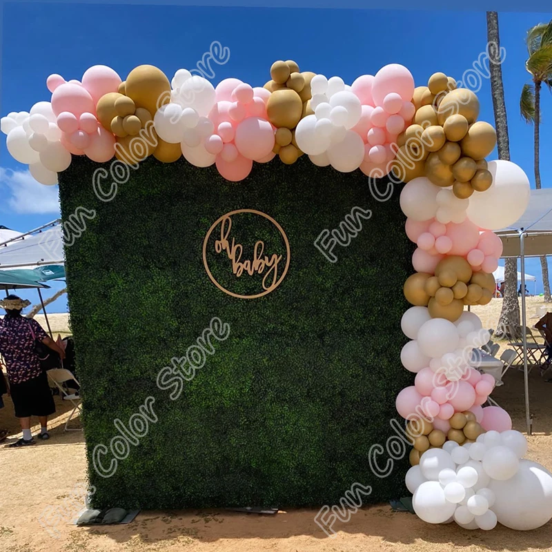 

232 шт. розовый фон Макарон для свадьбы, дня рождения, латексные праздничные воздушные шары, арочная гирлянда, набор для украшения бассейна