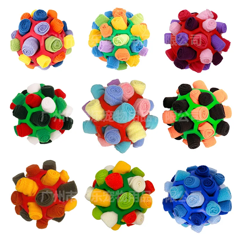 

New Pet Sniffing Ball Dog Cat Sniffing Ball Puzzle Leakage Food Ball Pet Supplies Toys