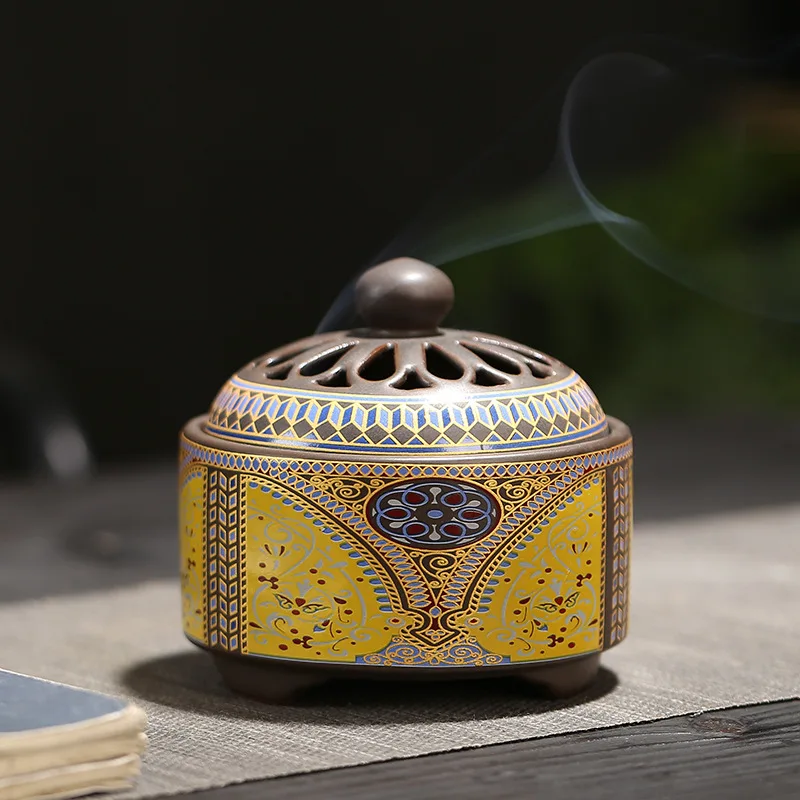 

Backflow Incense Incense Fountain Zen Mood Decoration Home Decoraction Luxury Censer Hair Candle Holder Smoke Waterfall Burners