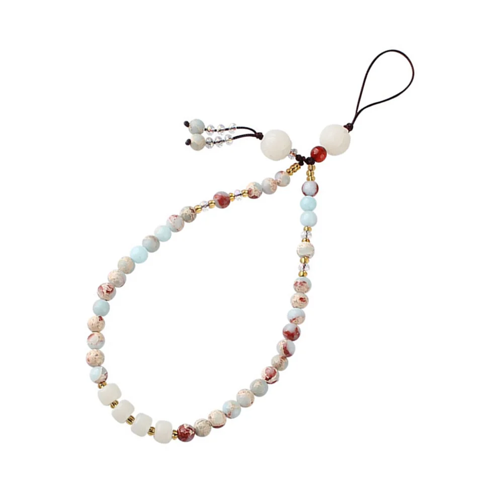 

Charms Beaded Hanging Lanyards Lanyard Wrist Strap Straps Charm Lost Anti Mobile Decorative Ropes Chains Adorable Case Bead