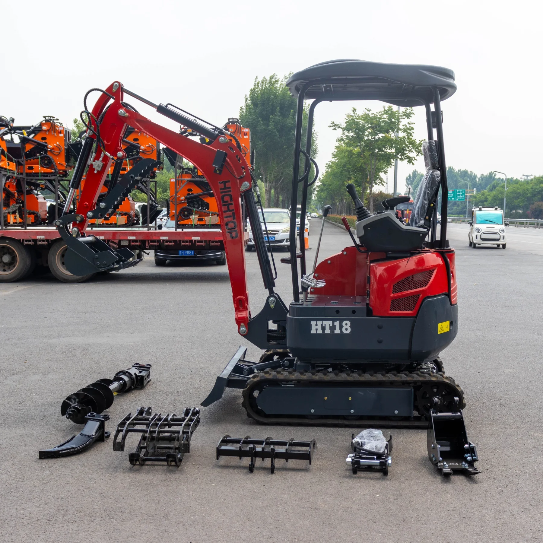 Гидравлический мини-экскаватор HT10B 1000 кг по конкурентоспособным ценам