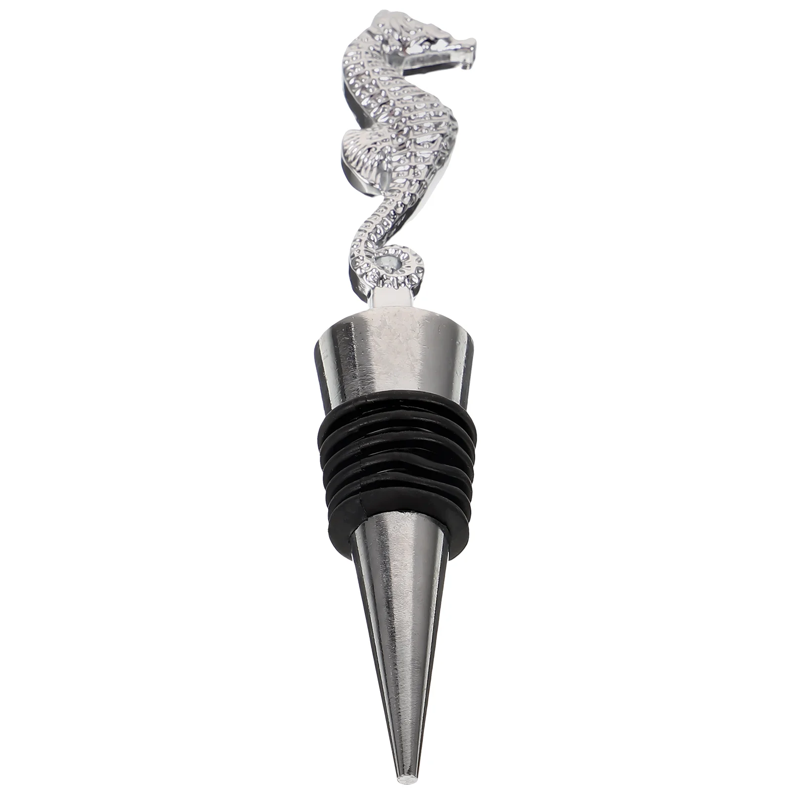 

Party Stopper Bottle Stopper Seahorse Shape Decorative Bottle Stopper