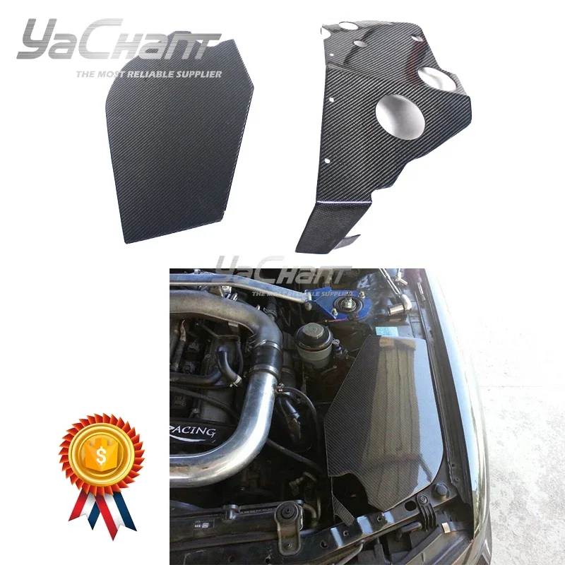 Воздушный бокс из углеродного волокна подходит для 1989-2002 Skyline R32 GTS-T RB20DET R33 R34 GTT Stagea