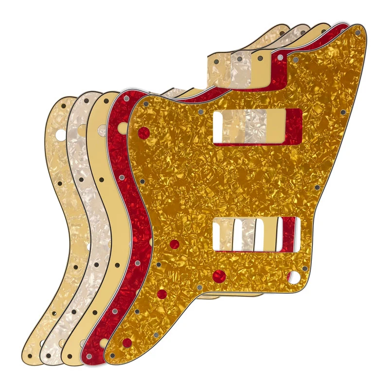 

For Left Handed US No Upper Controls Jazzmaster Style Guitar Pickguard With P90 Pickups Scratch Plate Replacement Many Colors