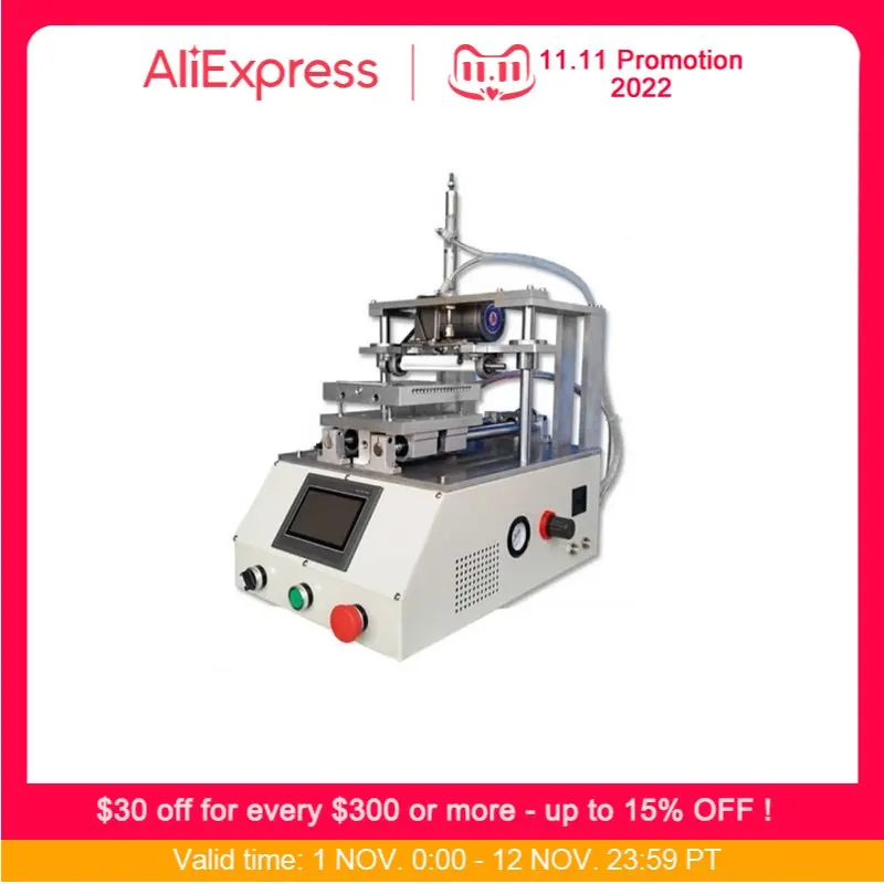 

LY 901 automatic Touch screen oca glue removing machine for mobile phone lcd screen refurbishment with 1L pump and 4 moulds