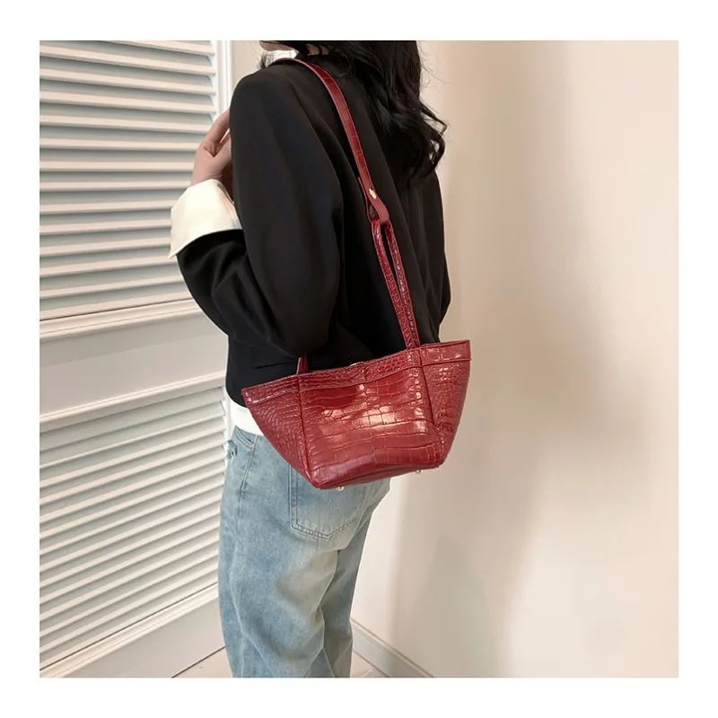 Сумки-хобо из ПУ кожи аллигатора два стиля Женская Роскошная сумка на плечо и