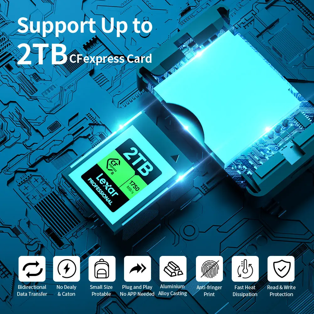 Устройство для чтения карт памяти CFexpress USB 3 1 10 Гбит/с Type B |