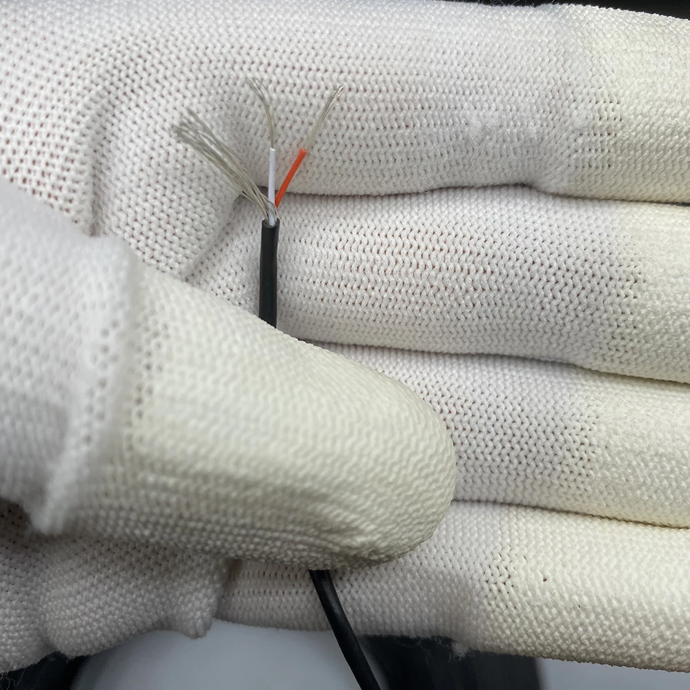 Сверхтонкий витой экранированный провод UL2851-32AWG 2 ядра 7/0 11TS луженый медный 300 В