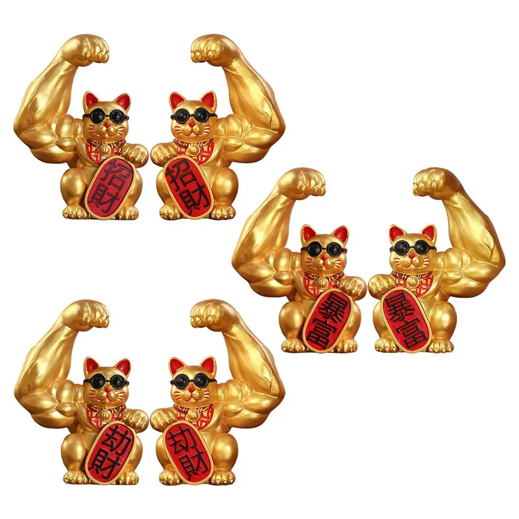 Статуя богатства с большой рукой украшение для спальни гостиной настольного