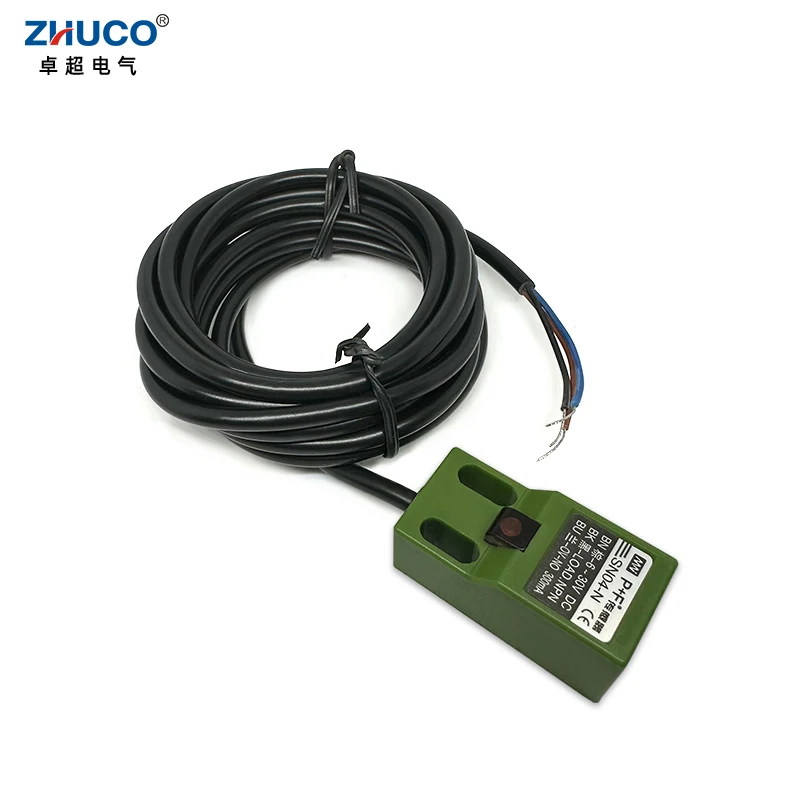 Индуктивный бесконтактный переключатель с металлическим квадратным датчиком 300