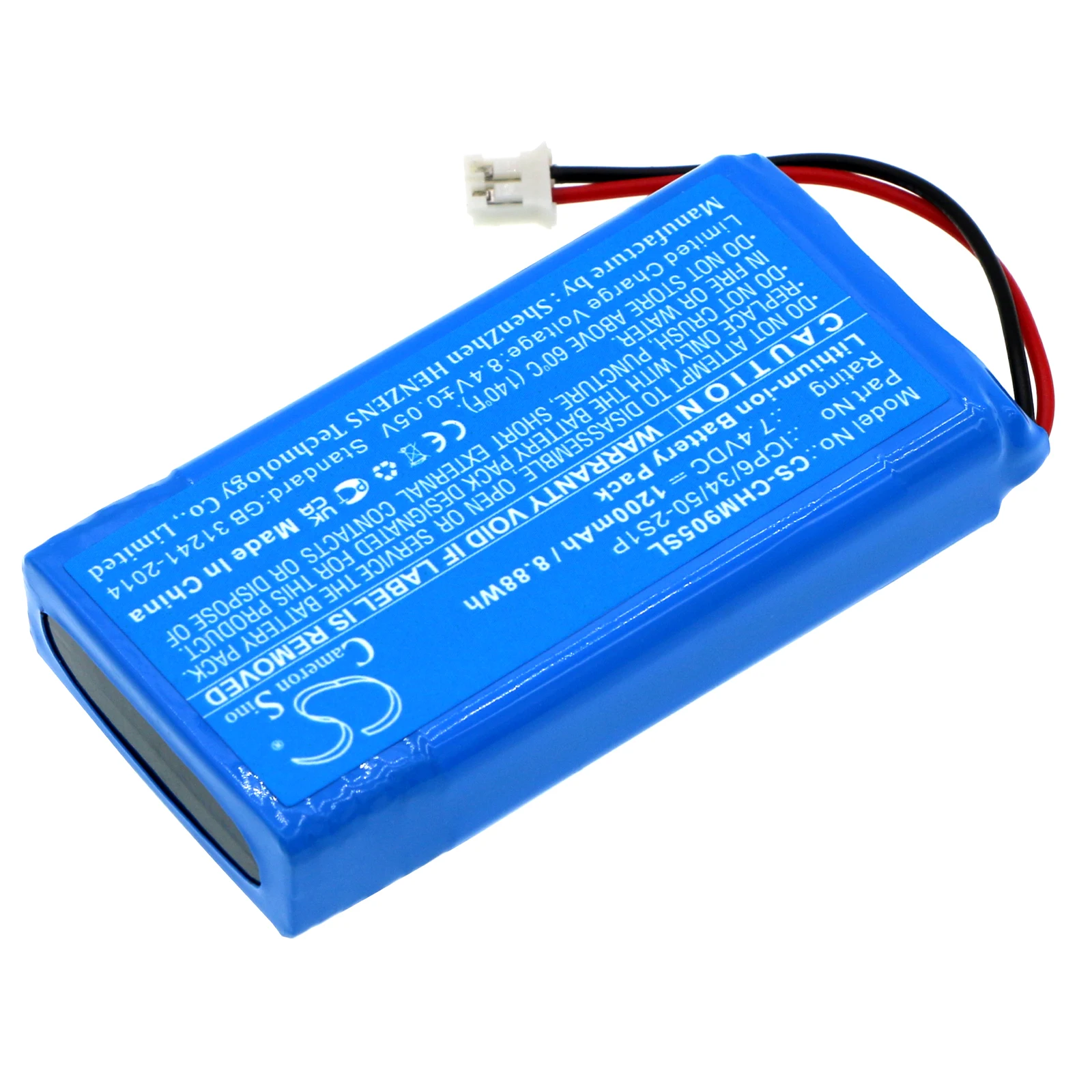 Фото Аккумулятор ALLCCX GreenBattery 1200 мАч 7.4В 8.88Втч Li-ion для усилителя Chord ICP6/34/50-2S1P MOJO №2