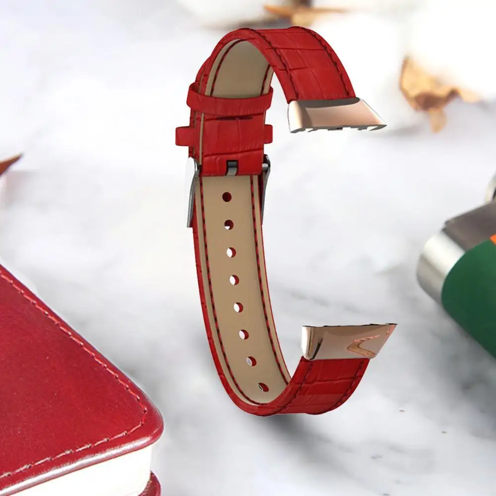 

Delicate Smart Watch Wrist Belt Accessories Watch Strap Alligators Skin Pattern Shockproof